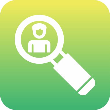 Asker Adayı Web simgesi vektör illüstrasyonu