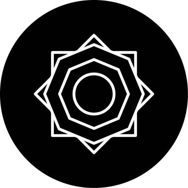 Güneş. Web simgesi basit illüstrasyon 