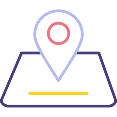 Yer tutucu. Web simgesi basit illüstrasyon