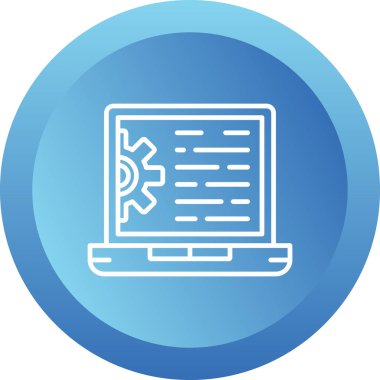 dizüstü bilgisayar ayarı simgesi, özet biçimi 