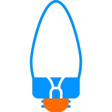 mum ışığı ikonu, vektör illüstrasyonu 