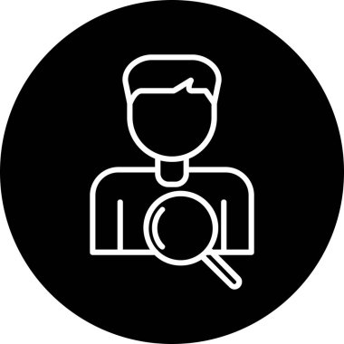 Seçim Süreci Web simgesi vektör illüstrasyonu