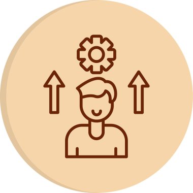 Efor Web simgesi vektör illüstrasyonu