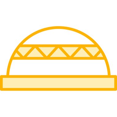 Bosu Ball web simgesi vektör illüstrasyonu