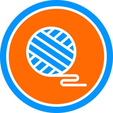 Yün ağ ikonu vektör illüstrasyonu