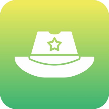 Şapka kutsal kişilerin resmi, basit vektör çizim 