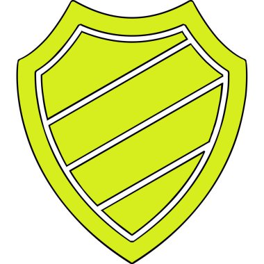 kalkan simgesi web basit illüstrasyon