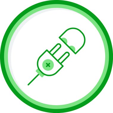 Fiş. Web simgesi basit illüstrasyon                       