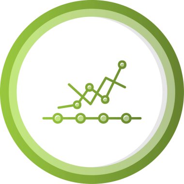 Analytics icon, vector illustration simple design