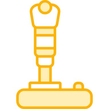 Modern joystick simgesinin vektör çizimi                             