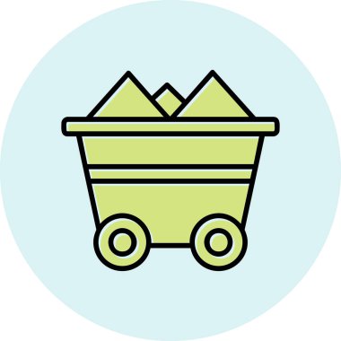 cart web simgesi basit illüstrasyon 