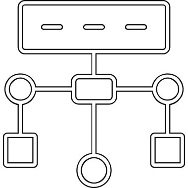 vector illustration of modern Algorithm icon            