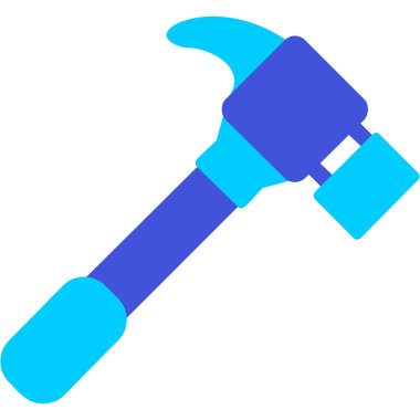 Çekiç ağı simgesi, basit vektör illüstrasyonu 