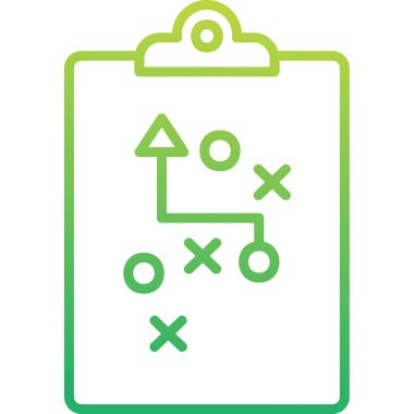 Basit illüstrasyon web simgesi planlama 