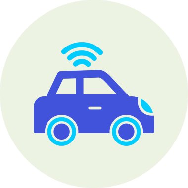 araba web simgesi basit illüstrasyon 