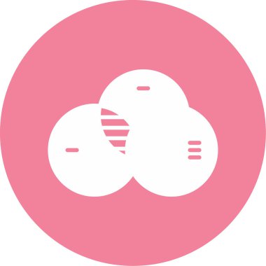 Venn Diyagram Web simgesi vektör çizimi