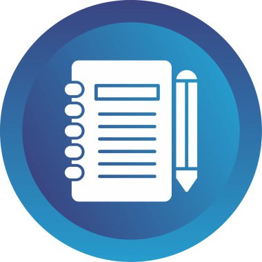 Agenda web icon, vector illustration