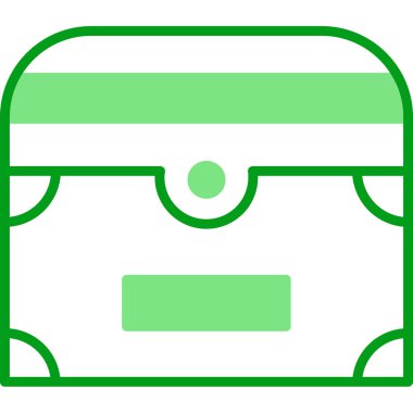 Göğüs simgesi, vektör illüstrasyonu basit tasarım