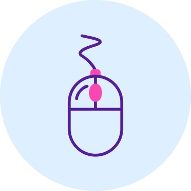 Fare tıklama simgesi. Basit resimleme