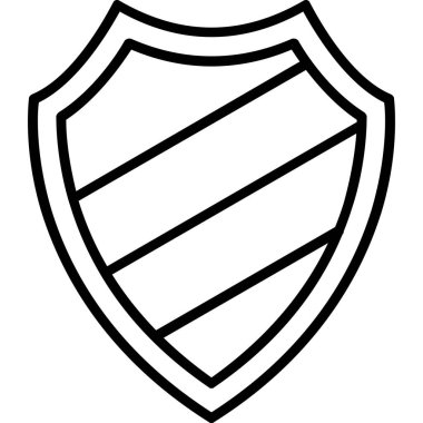 kalkan simgesi web basit illüstrasyon