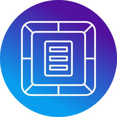 Web sitesi menü simgesi, vektör illüstrasyonu basit tasarım