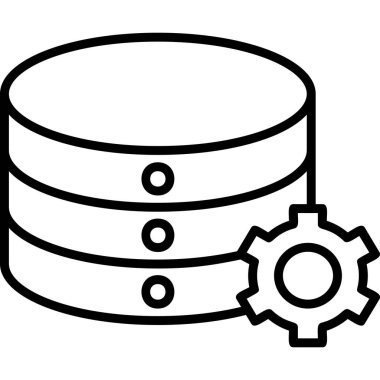 Analitik web simgesi basit illüstrasyon