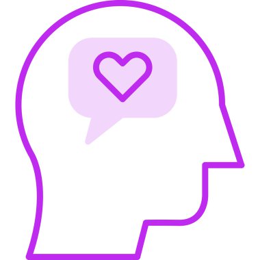 Empati web simgesi vektör çizimi