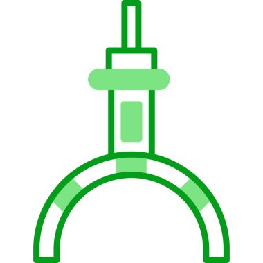 Pençe simgesi, basit vektör illüstrasyonu 