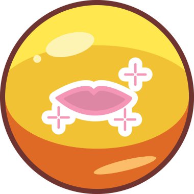 Kadın dudakları, makyaj vektörü illüstrasyonu 