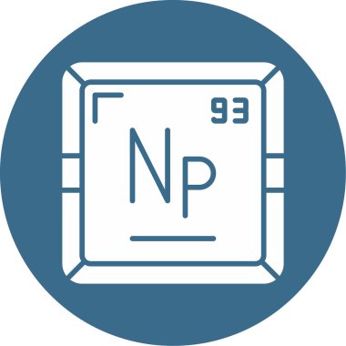 Periyodik tablo simgesinin Neptunyum kimyasal elementi