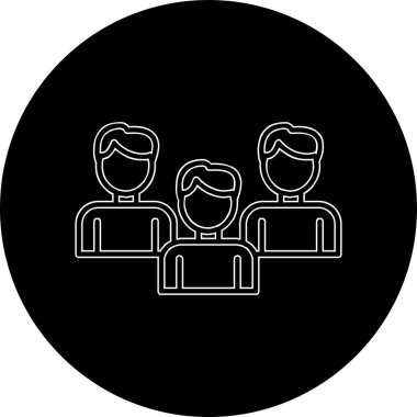 vector illustration of Group people icon 