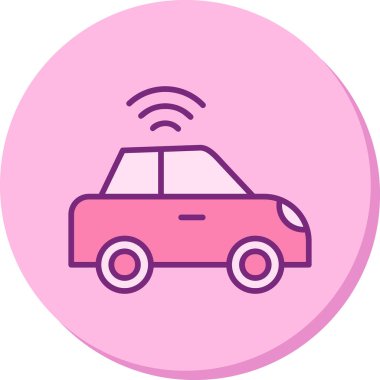 araba web simgesi basit illüstrasyon 