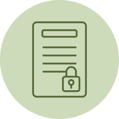 belge dosya simgesi düz biçimli 