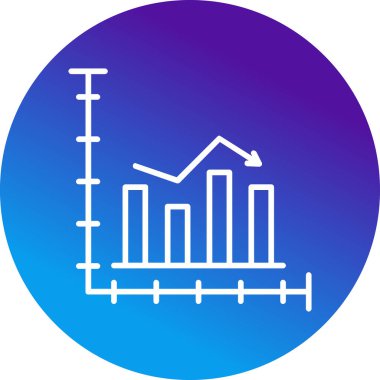 çubuk grafik vektör illüstrasyonu