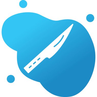 bıçak simgesi vektör illüstrasyonu