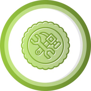 Evet. Web simgesi basit illüstrasyon                     