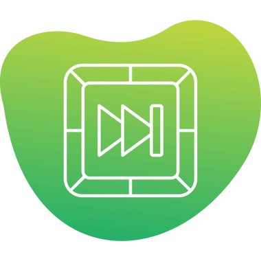 Hızlı ileri kutsal kişilerin resmi, vektör çizim                         