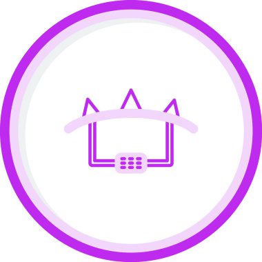 pirinç muşta simgesi vektör illüstrasyonu