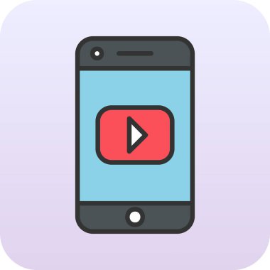 vektör çizimi sosyal medya simge 