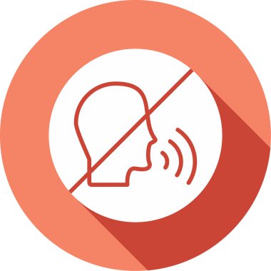 Konuşan Web simgesi vektör çizimi yok