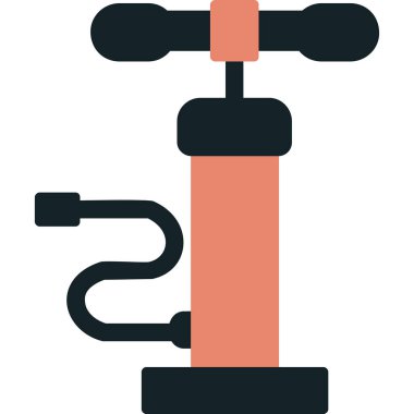 Hava pompası. Web simgesi basit illüstrasyon         