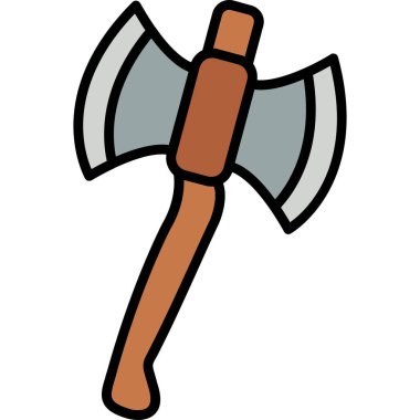 Balta ağ simgesi, vektör illüstrasyonu 