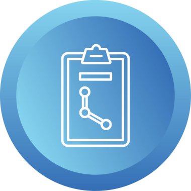 Analiz web simgesi, vektör illüstrasyonu