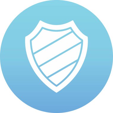 kalkan simgesi web basit illüstrasyon