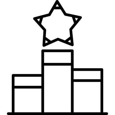 yıldız web simgesi, vektör çizim                    