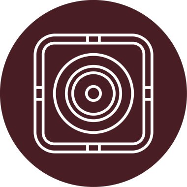 ses kayıt simgesi, vektör illüstrasyonu basit tasarım