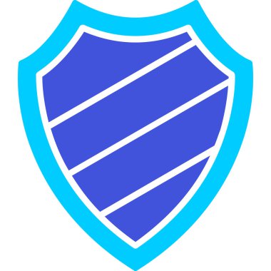 kalkan simgesi web basit illüstrasyon