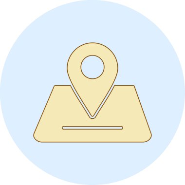 Yer tutucu. Web simgesi basit illüstrasyon