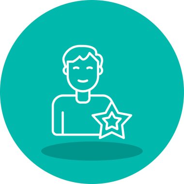 Tecrübe Ağı simgesinin vektör çizimi 