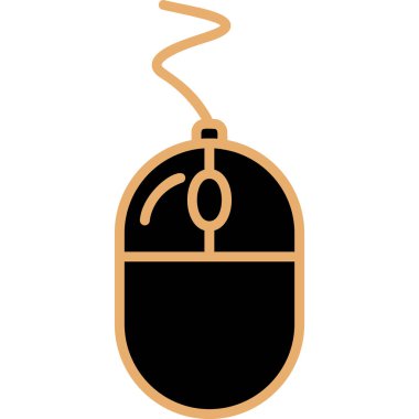 Fare tıklama simgesi. Basit resimleme